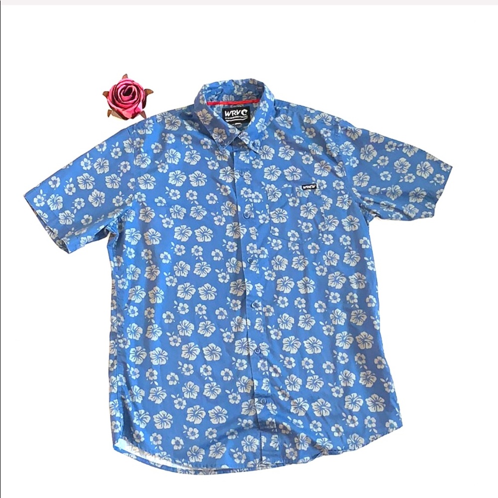 SOLD 🏄‍♂️ WRV Wave Riding Vehicles Floral Shirt - Picture 1 of 7